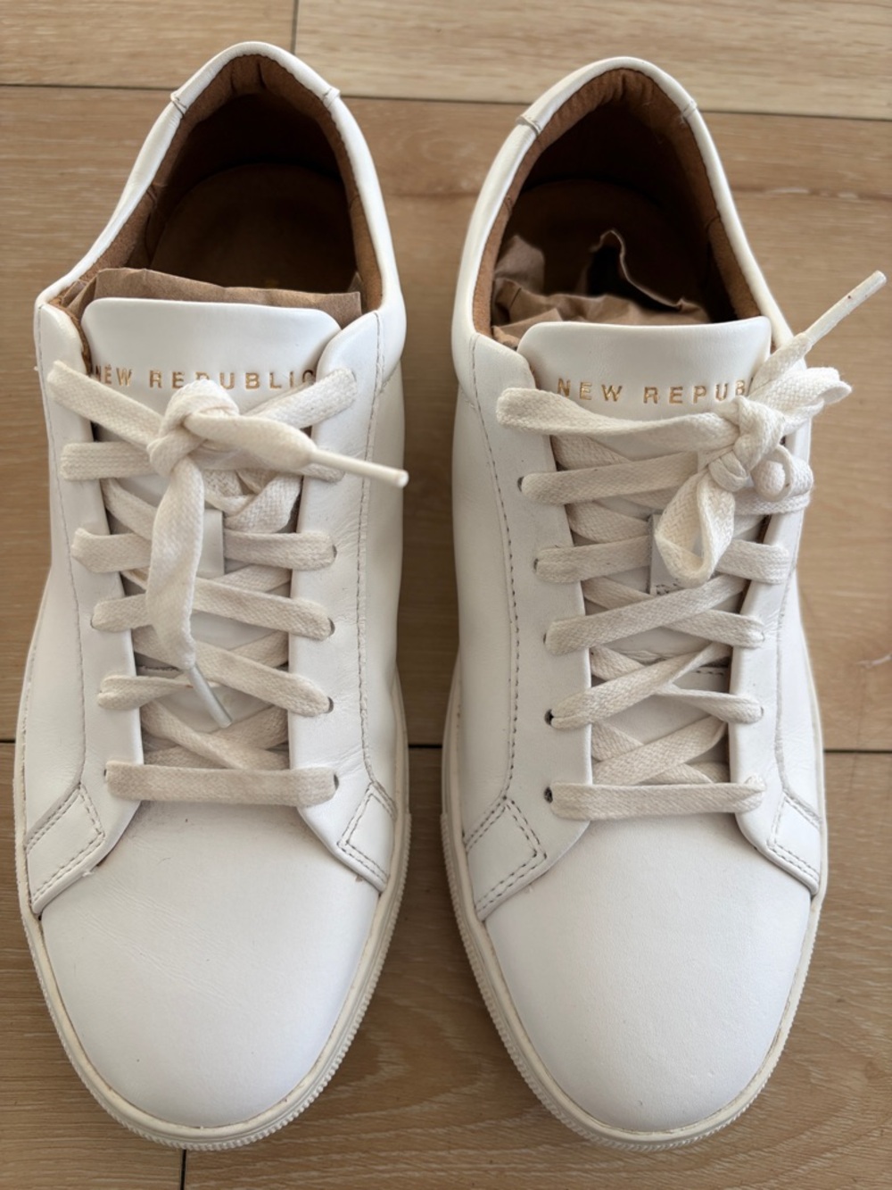 New Republic Kurt Sneaker in Triple White